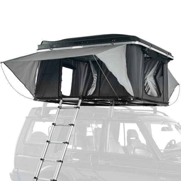 Hartschalen-Autodachzelt Nevada 140cm ABS schwarz / grau automatik